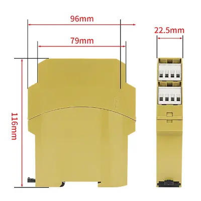 Safety relay SR4P2A1B22 SR4P2A1B24NP SR4P2A1B24NPM detail (2)oiw